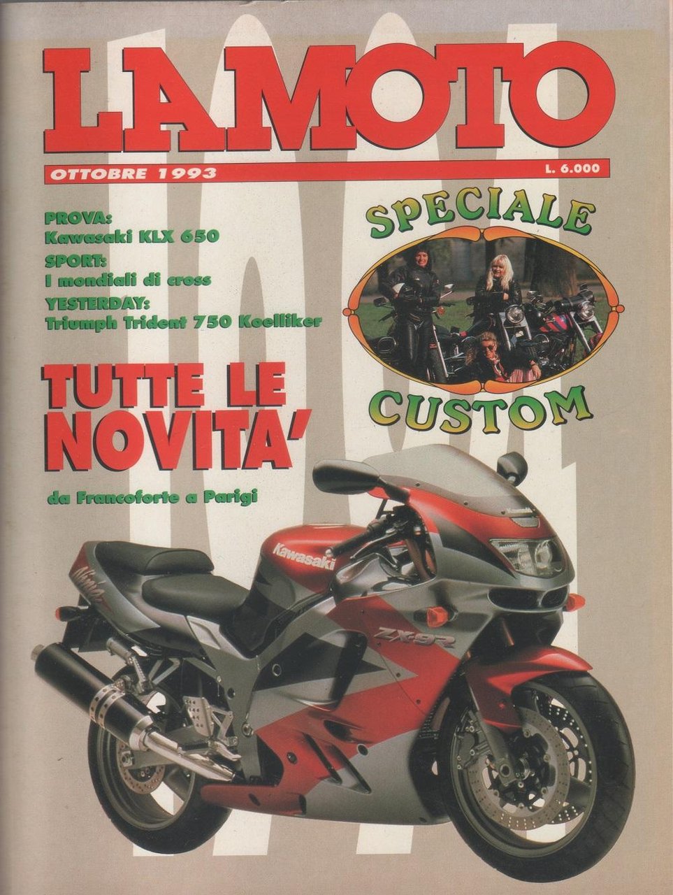 La Moto. 1993. Ottobre | Immagine principale
