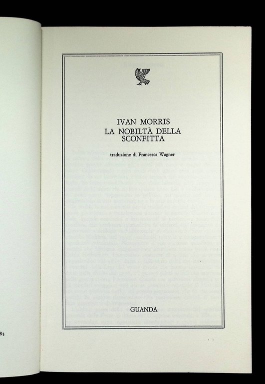 La Nobiltà della Sconfitta