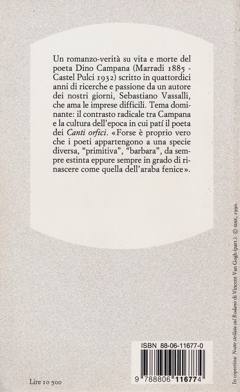 La notte della cometa. Il romanzo di Dino Campana | Immagine Gallery 2