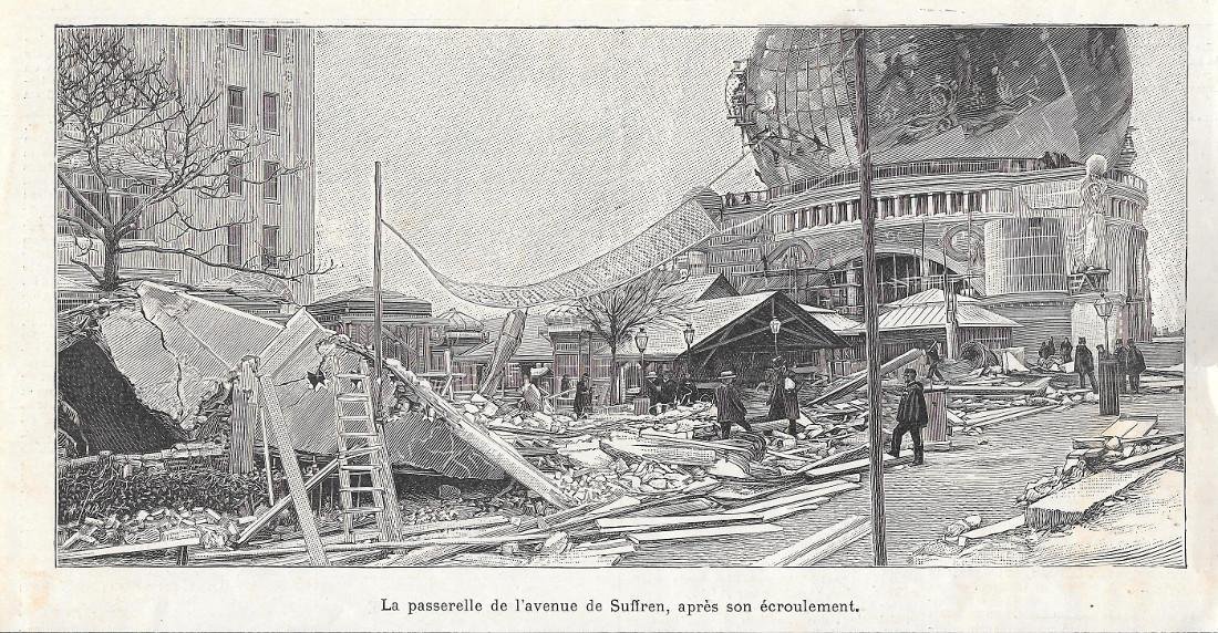 La passerelle de avenue Suffren apres écroulement du 29 avril … | Immagine principale