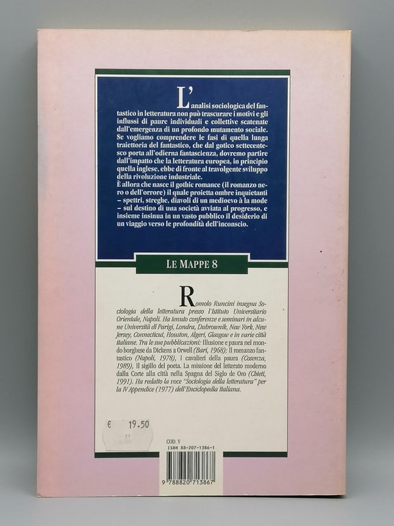 La Paura e l'Immaginario Sociale Nella Letteratura Gothic Romance Libro …