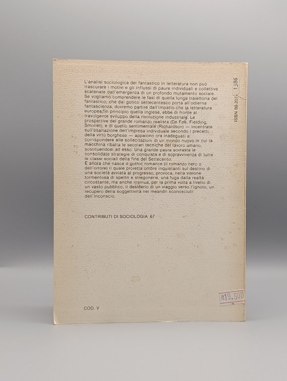 La Paura e l'Immaginario Sociale Nella Letteratura Gothic Romance Runcini …