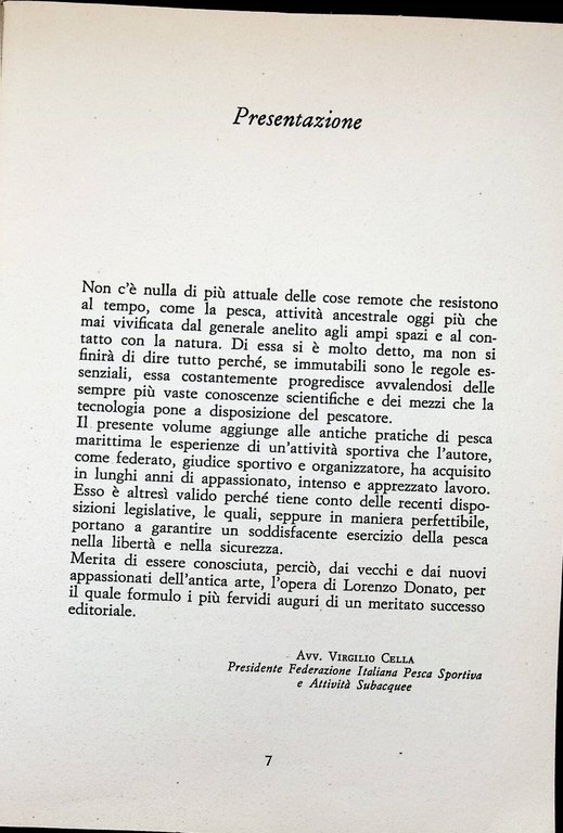 La Pesca in Acque Salate Libro Lorenzo Donato De Vecchi …