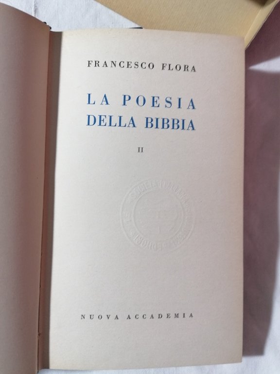 La poesia della Bibbia