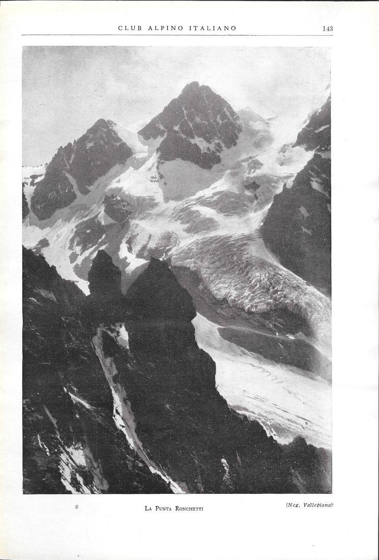 La punta Ronchetti. Stampa 1930 | Immagine principale
