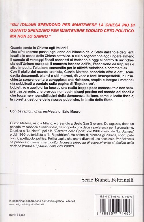 La questua. Quanto costa la Chiesa agli italiani | Immagine Gallery 2