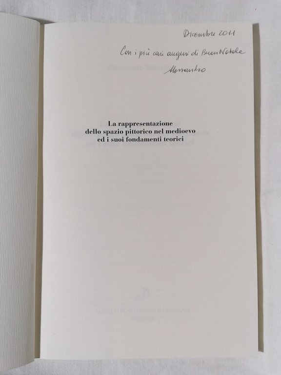 La Rappresentazione dello Spazio Pittorico Nel Medioevo ...Batistini Libro Arte