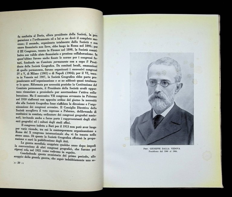 La Reale Società Geografica Italiana Libro Enrico De Agostini 1937