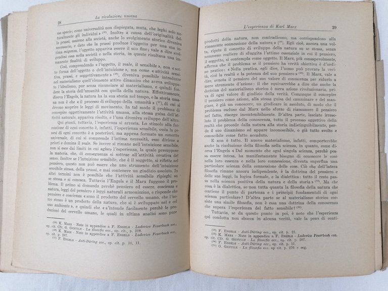 La Rivoluzione Umana Libro Agostino Degli Espinoza Giuffrè 1946 Marxismo …