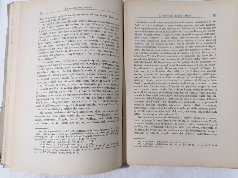 La Rivoluzione Umana Libro Agostino Degli Espinoza Giuffrè 1946 Marxismo …