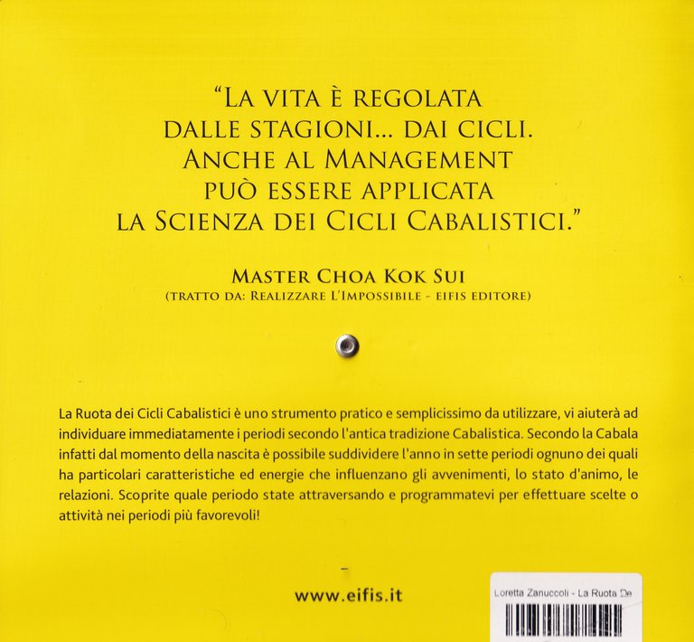 La ruota dei cicli cabalistici. Il segreto del management cabalistico