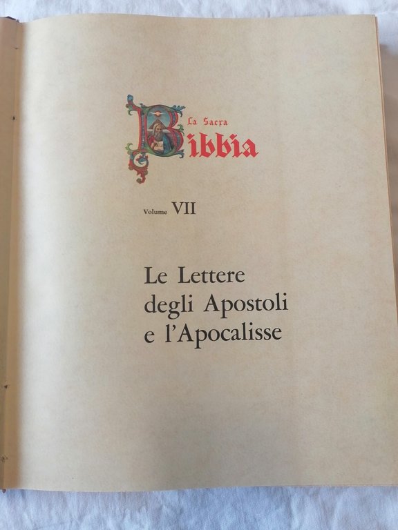 La Sacra Bibbia Fabbri Editori Libro 7 volumi Illustrati Raccolta …