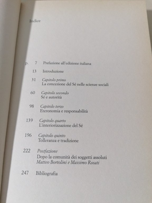 La Scommessa Della Modernità Autorità Sé Trascendenza Libro Seligman 2002