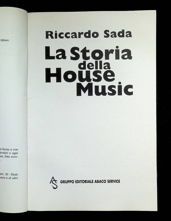 La Storia Della House Music Techno Acid Dance Garage Trance …