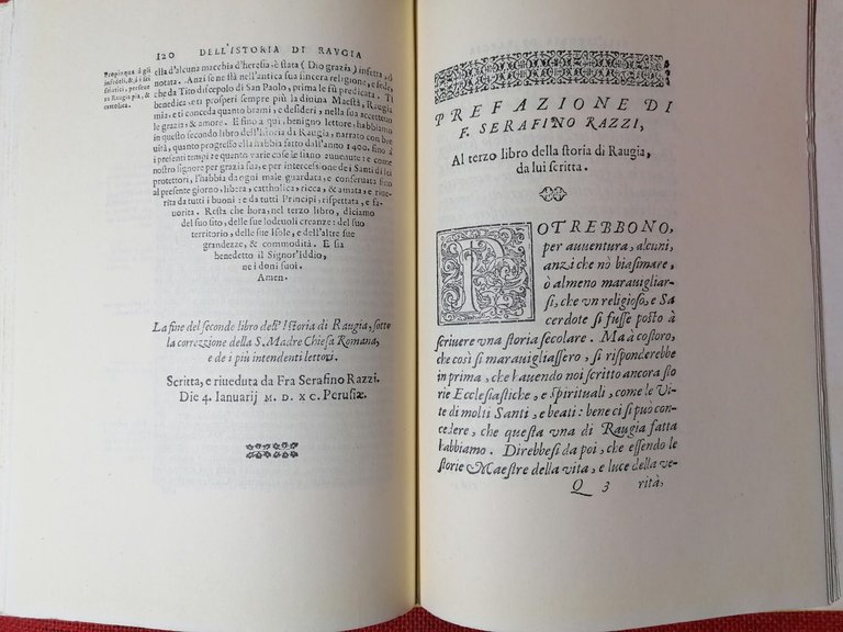 La Storia di Raugia - Ristampa Anastatica Serafino Razzi Forni …