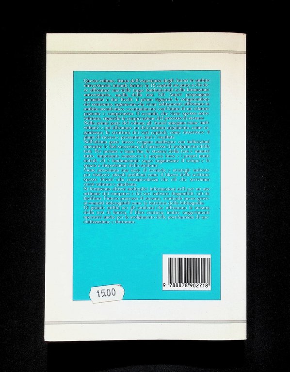La tesi: 12 passi fondamentali