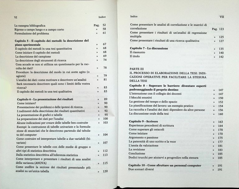 La tesi: 12 passi fondamentali
