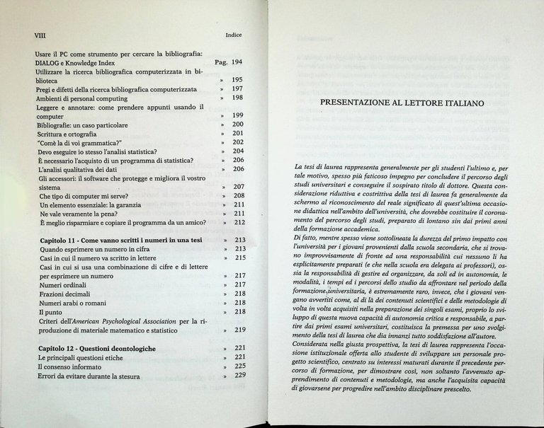 La tesi: 12 passi fondamentali