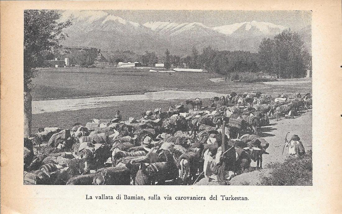La vallata di Bamian, sulla via corovaniera del Turkestan. Stampa … | Immagine principale
