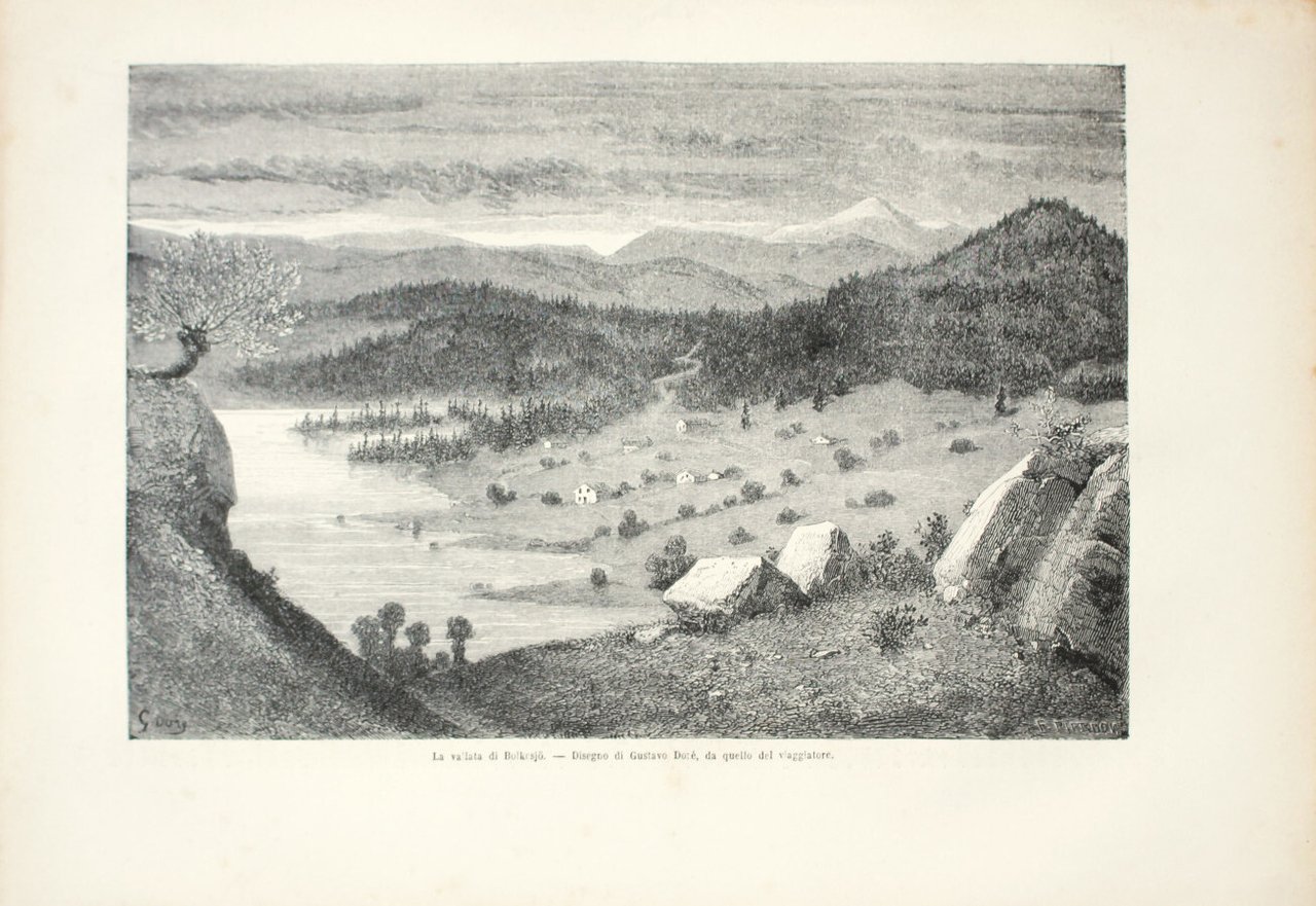 La valle di Bolkesjo (Norvegia). Stampa 1863, dis. Doré | Immagine principale