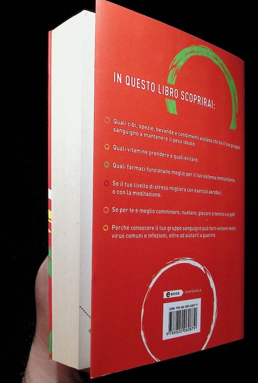 La Vera Dieta dei Gruppi Sanguigni Libro D'Adamo 1^ Edizione …