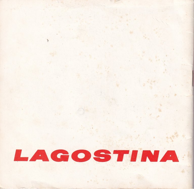 Lagostina - Manuale d'istruzioni - manuale vintage pentola a pressione