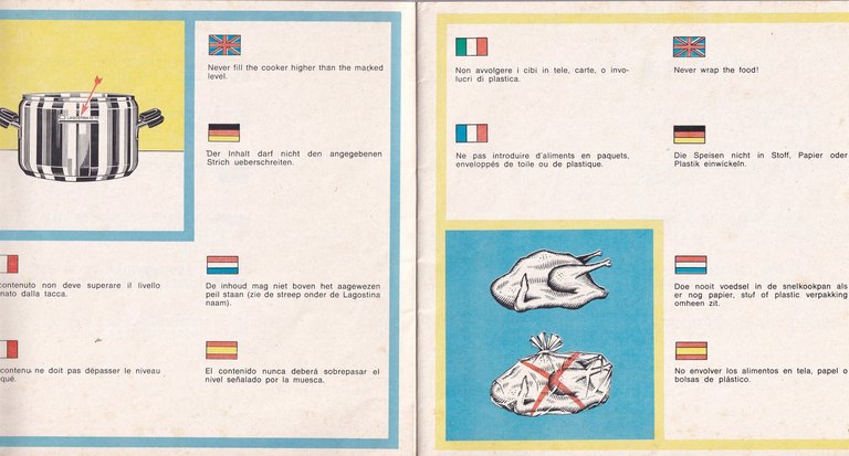 Lagostina - Manuale d'istruzioni - manuale vintage pentola a pressione