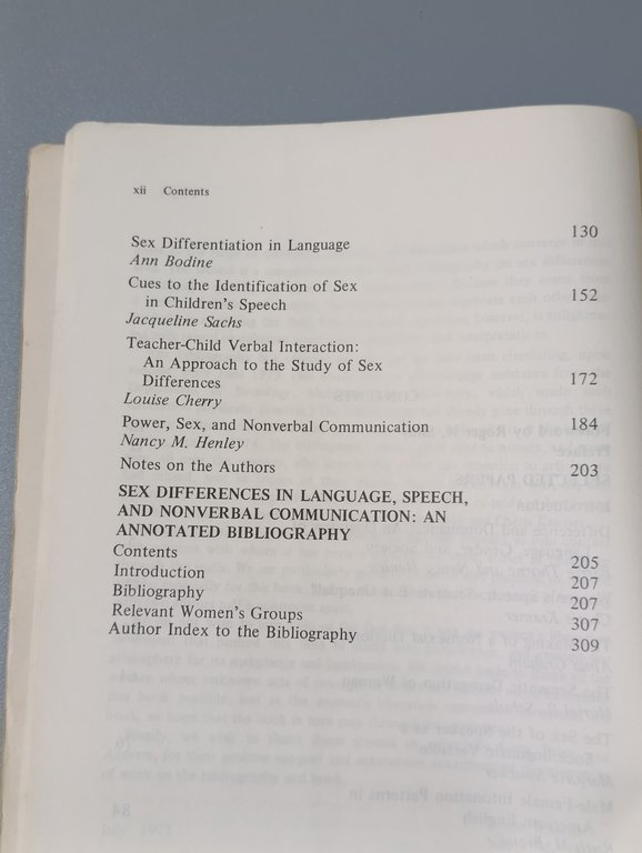 Language and sex. Difference and dominance