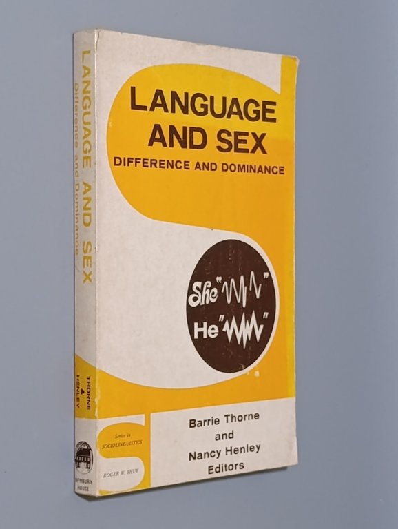 Language and sex. Difference and dominance