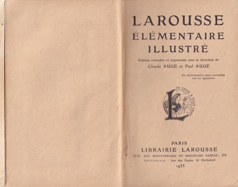 Larousse Elementaire Illustré