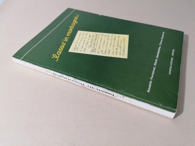 Lassù In Montagna Libro Diario Clandestino 2^ Guerra Mondiale Ferraironi …