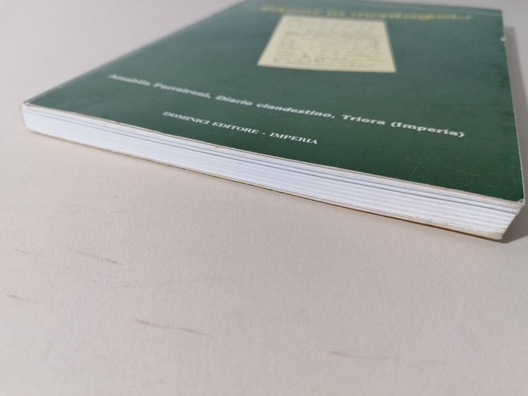 Lassù In Montagna Libro Diario Clandestino 2^ Guerra Mondiale Ferraironi …