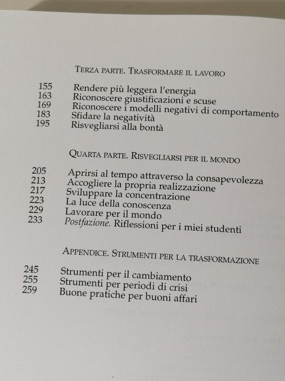 Lavorare con Gioia e con Successo