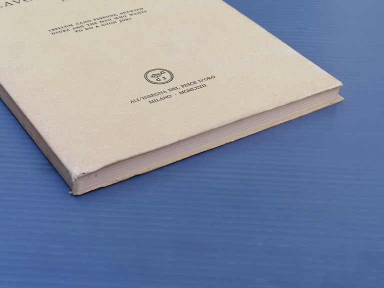 Lavoro Ed Usura Libro Ezra Pound Tre Saggi Pesce D'Oro …