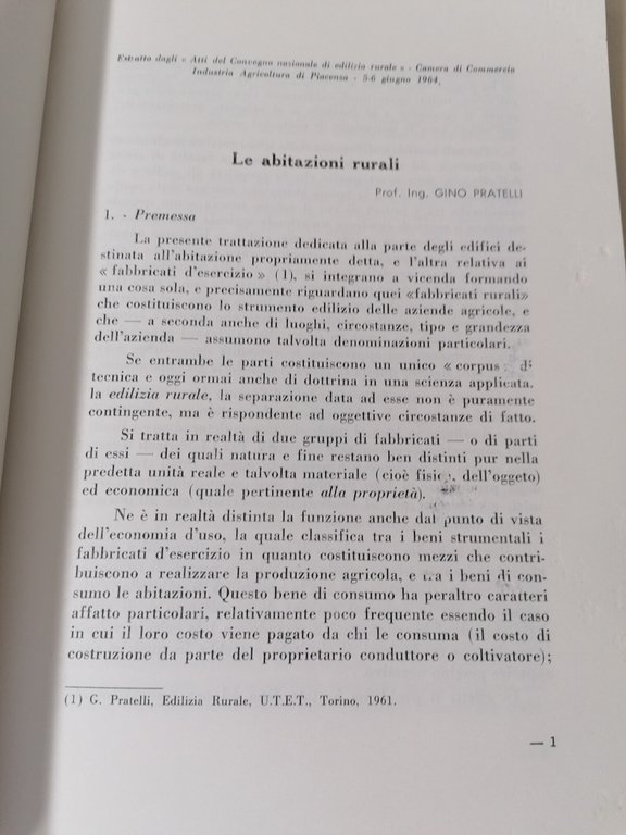 Le Abitazioni Rurali Libro Gino Pratelli 1966 Edilizia Rurale Fabbricati …