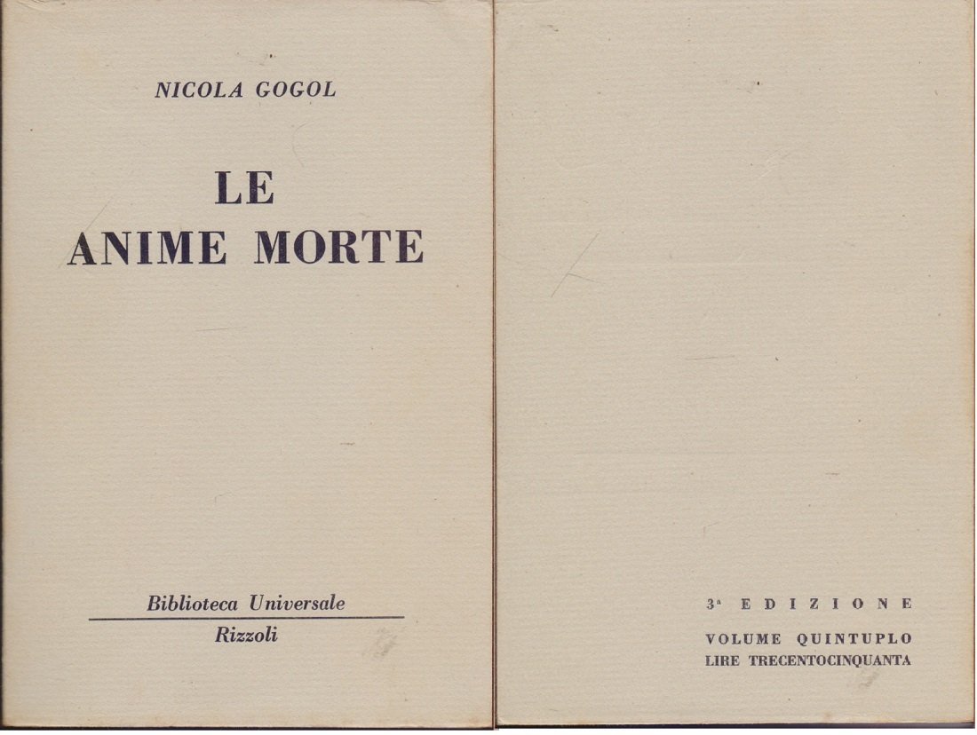 Le anime morte ( 1207-1211 B.U.R.) -Nicola Gogol | Immagine principale