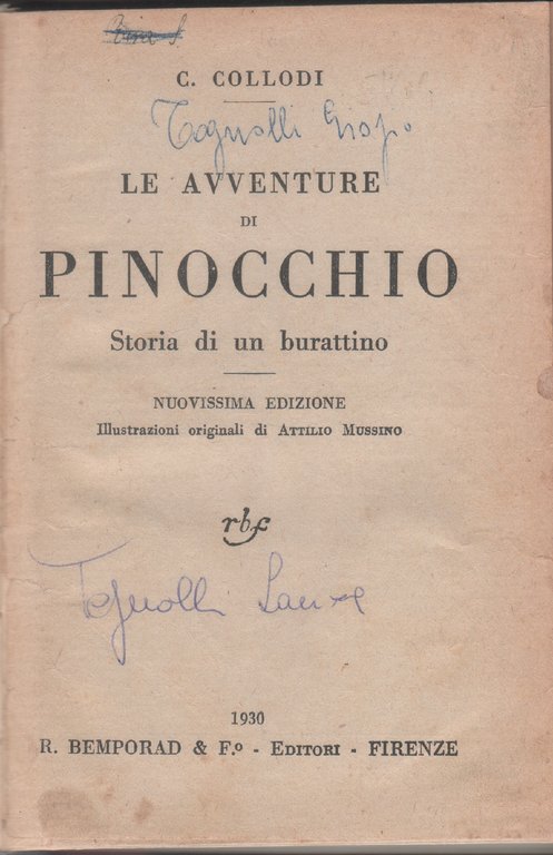 Le avventure di Pinocchio. Storia di un burattino - C. … | Immagine Gallery 2