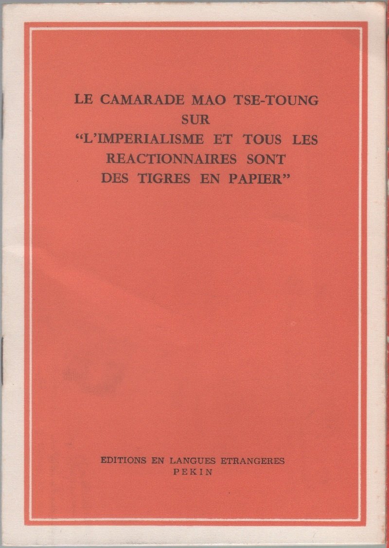 Le camarade Mao Tse-Toung sur l'Impérialisme et tous les réactionnaires … | Immagine principale