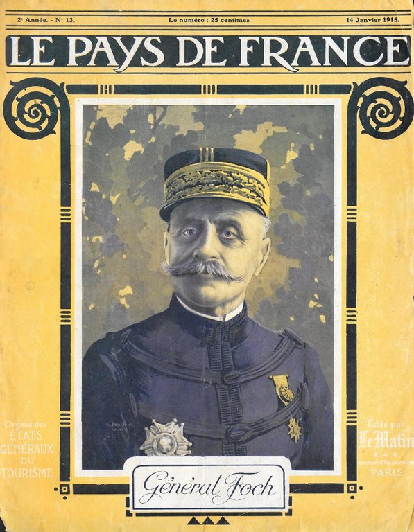 Le Front 3-12-1914/7-1-1915 / Général Foch. Stampa 1915 | Immagine Gallery 2