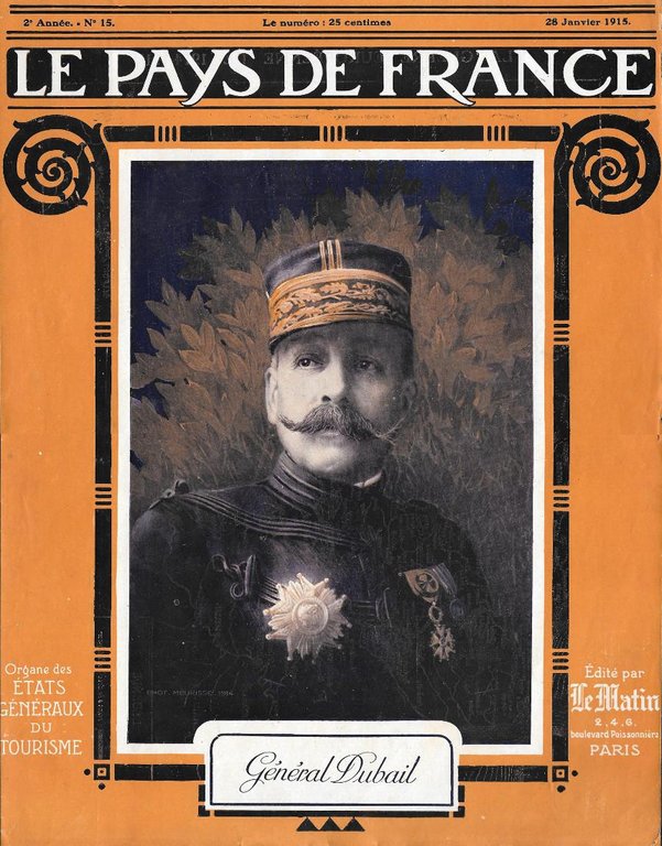 Le Front Occidental. 3-12-1914/21-2-1914 / Général Dubail. Stampa 1915 | Immagine Gallery 2