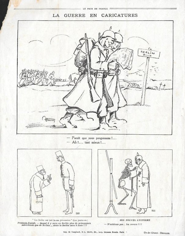 Le Front Oriental . 3-12-1914/14-1-1915 / La Guerre en Caricatures. … | Immagine Gallery 2