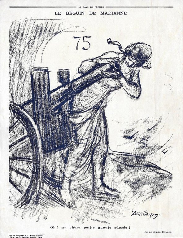 Le Front Oriental / Le Béguin de Marianne. Stampa 1915 | Immagine Gallery 2