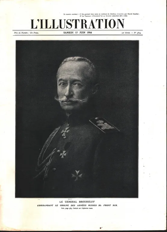 Le general Broussilof (WWI). Immagine 1916