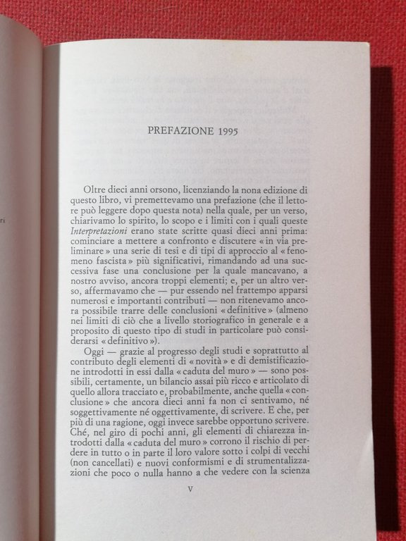 Le Interpretazioni Del Fascismo Libro Renzo De Felice Laterza 2001