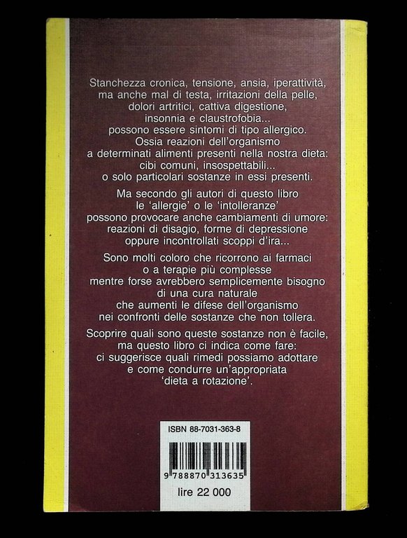 Le intolleranze alimentari