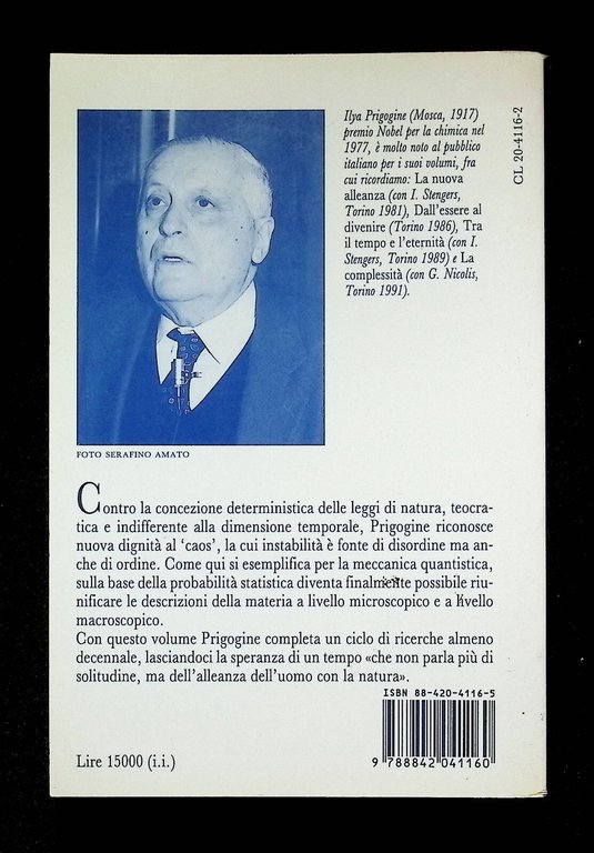 Le Leggi del Caos Libro Prigogine Lezioni Italiane Laterza Prima …
