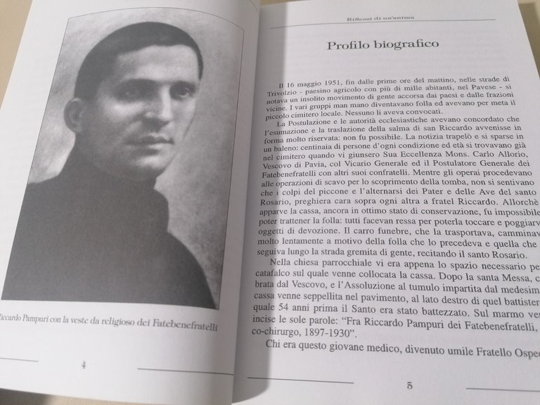 Le Lettere Di San Riccardo Pampuri Dei Fatebenefratelli Libro Russotto …