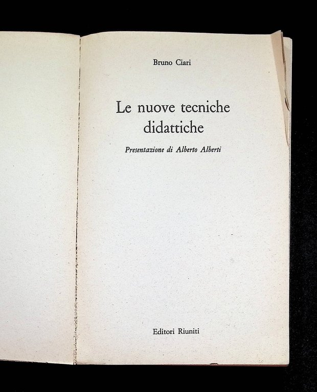 Le Nuove Tecniche Didattiche Libro Ciari Editori Riuniti 3 Ed …
