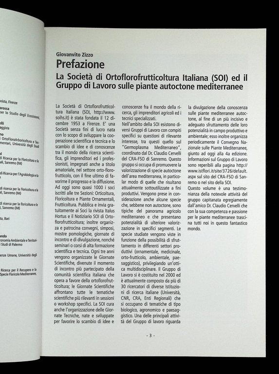 Le piante mediterranee autoctone nel settore ornamentale e paesaggistico