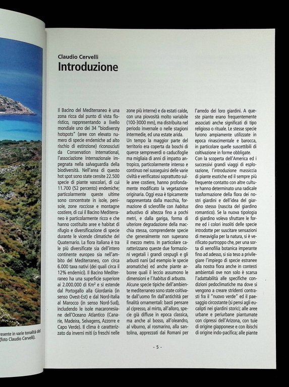 Le piante mediterranee autoctone nel settore ornamentale e paesaggistico